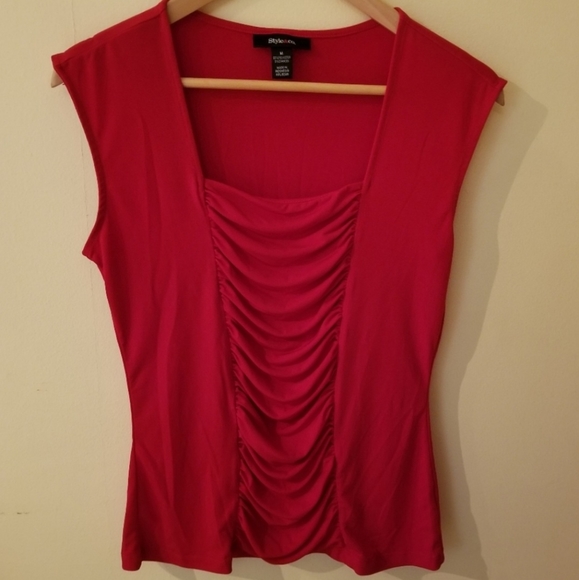 Style & Co. Ruched Top - Picture 2 of 5